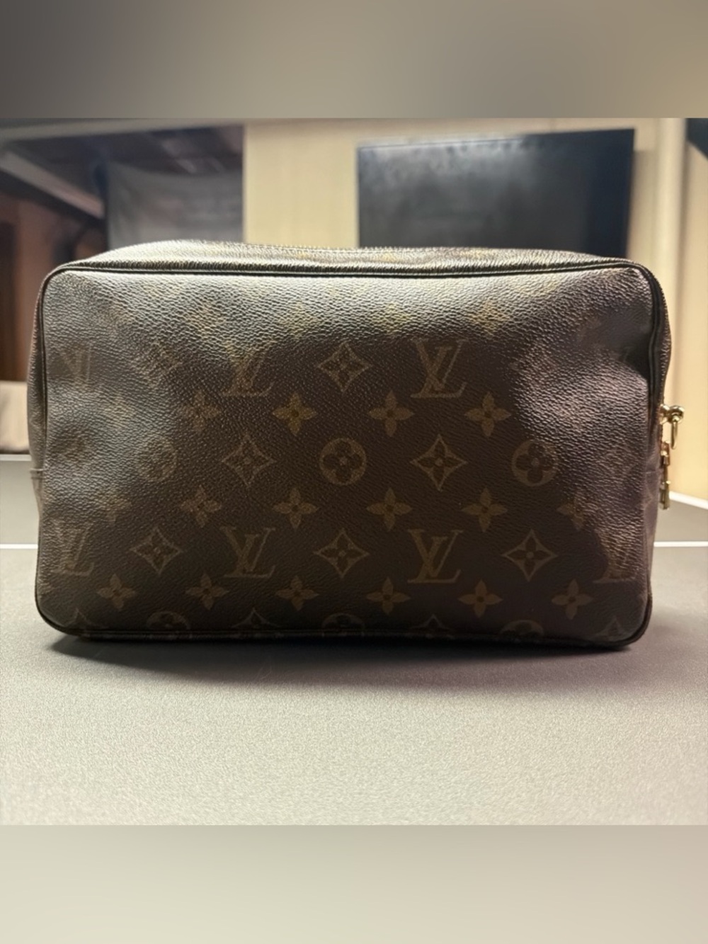 Vintage Louis Vuitton Trousse 28 Monogram Canvas Cosmetic Bag Toiletry Pochette - Picture 2 of 14